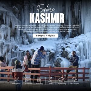 Kashmir Tour Package_ 8 Days _ 7 Nights (Srinagar – Gulmarg – Sonmarg – Pahalgam – Yusmarg – Doodhpathri)