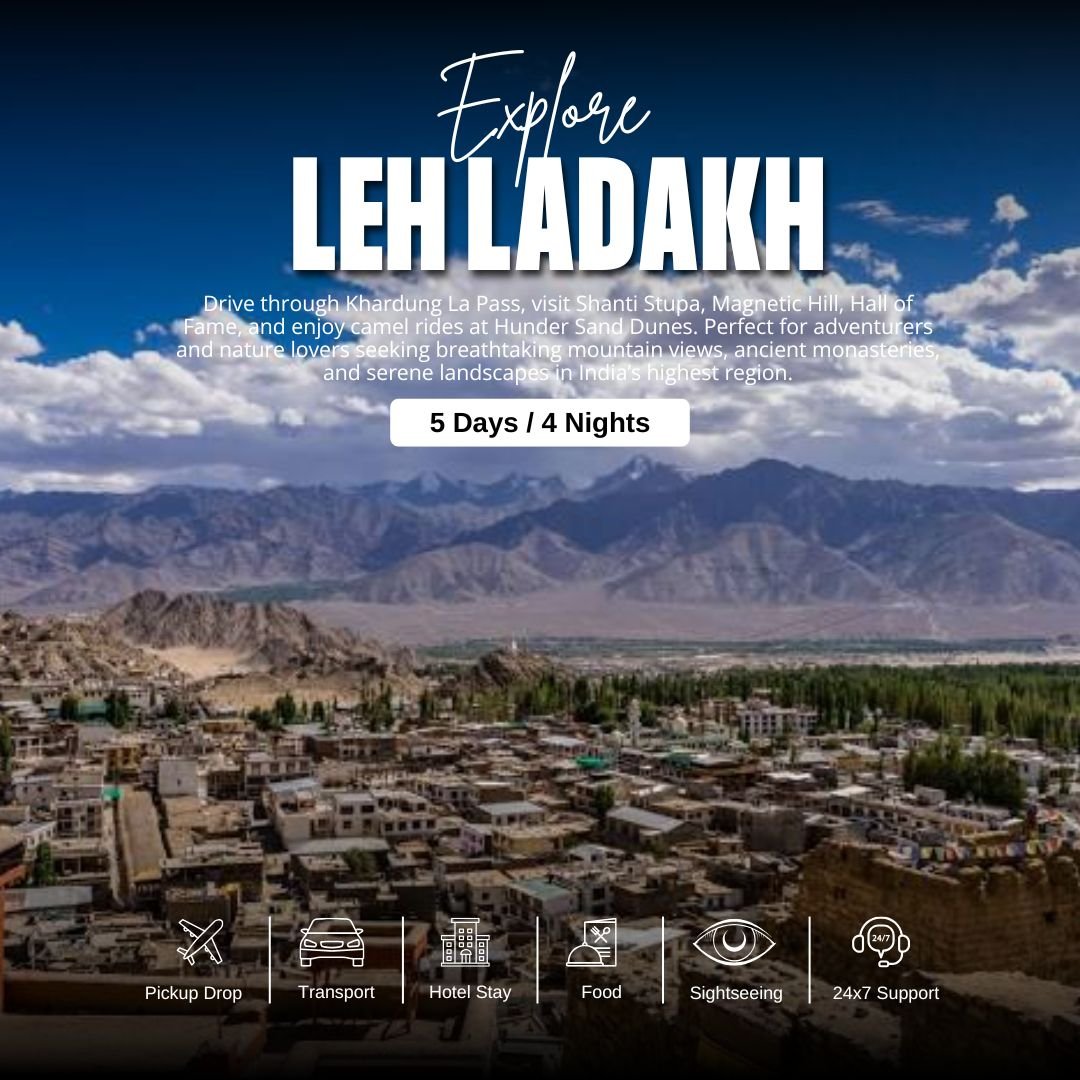 Leh–Ladakh Tour Package_ 5 Days _ 4 Nights