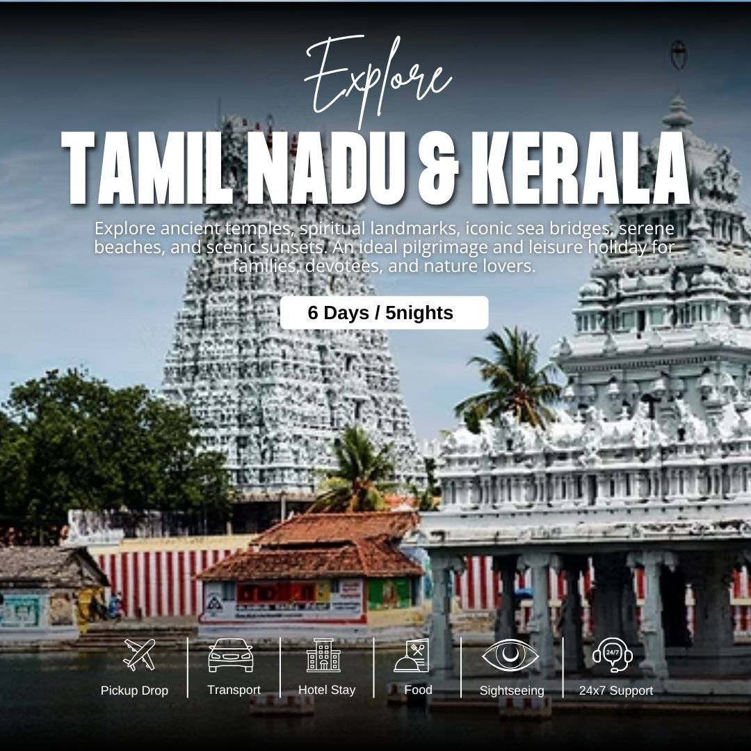 Tamil Nadu & Kerala Tour Package_ 6 Days _ 5nights